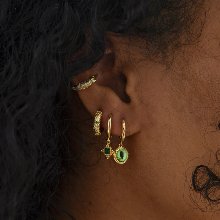 Kiia - Snake Hoop Earrings