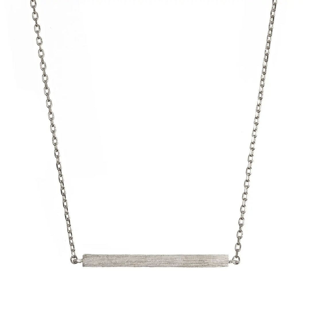 Bar Necklace Silver