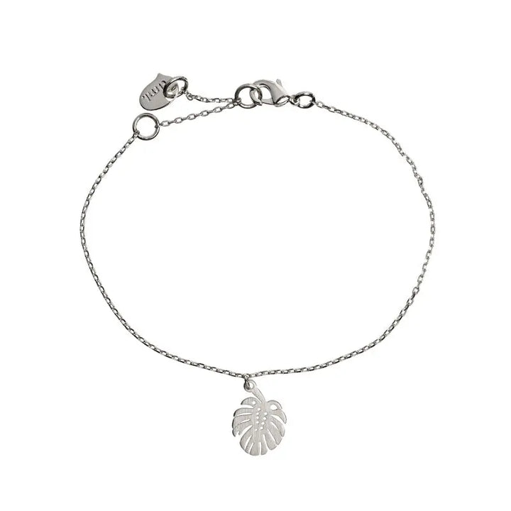 Monstera Bracelet Silver