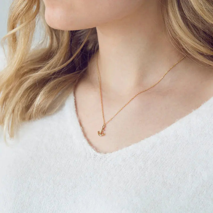 You are my Anchor Necklace Gold