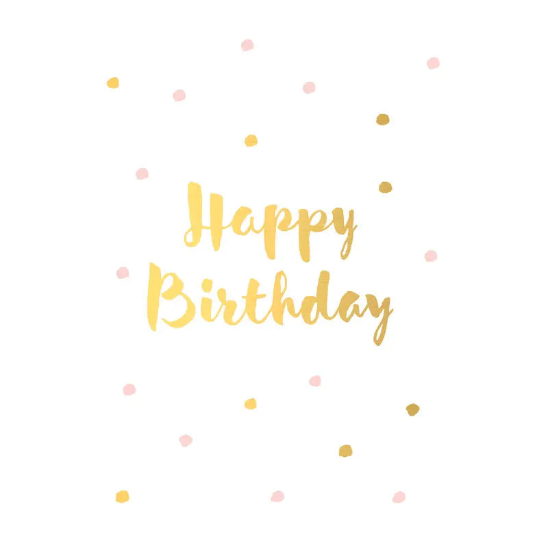 Happy Birthday Confetti Greeting Card