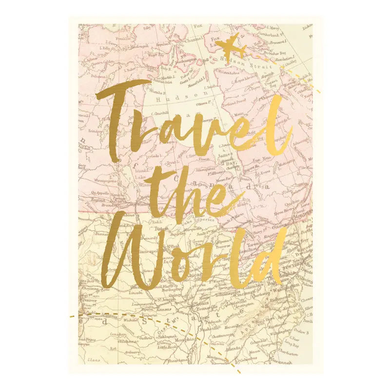 Travel the World Postcard