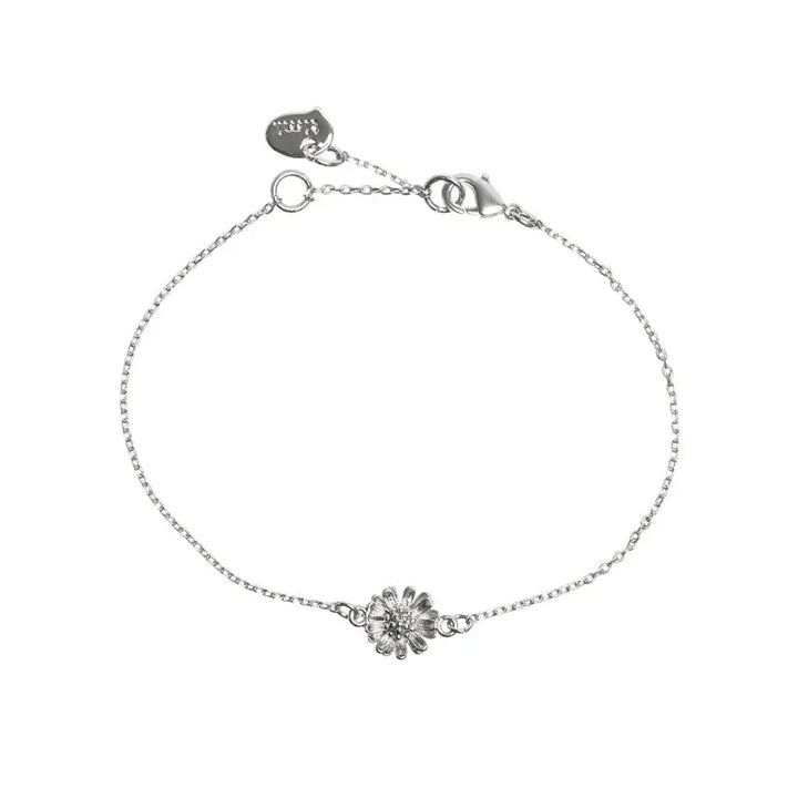 Bracelet 3D Flower Silver