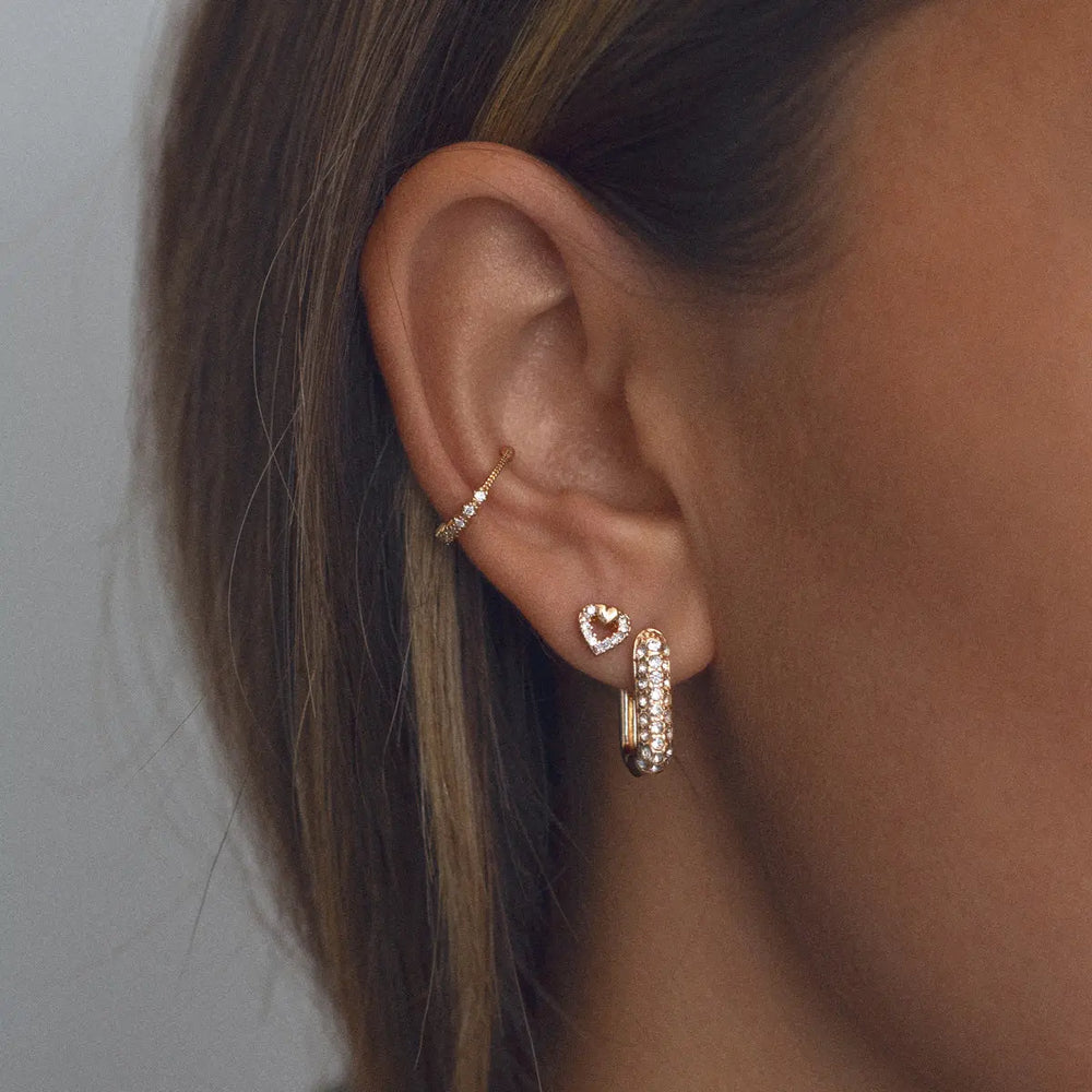 Crystal ear Cuff