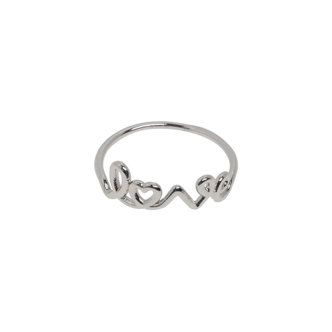 Love letter ring Silver