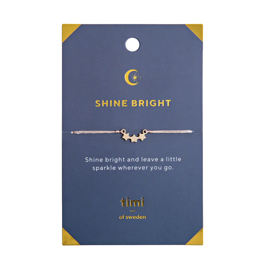 Shine Bright Three Star Bracelet Timi of Sweden