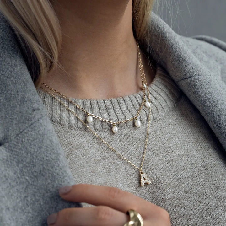 large white pearl necklace