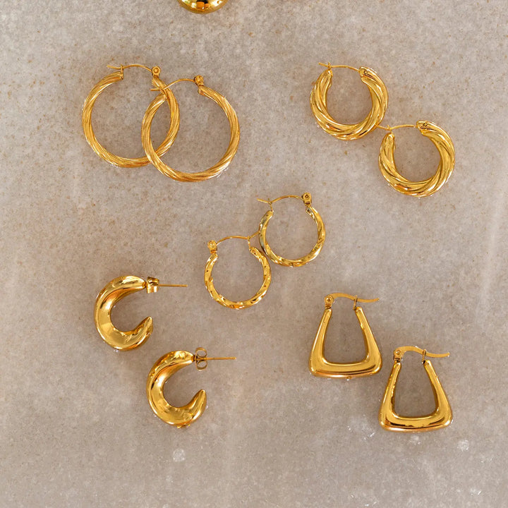 Chunky Hoop Earrings Timi of Sweden