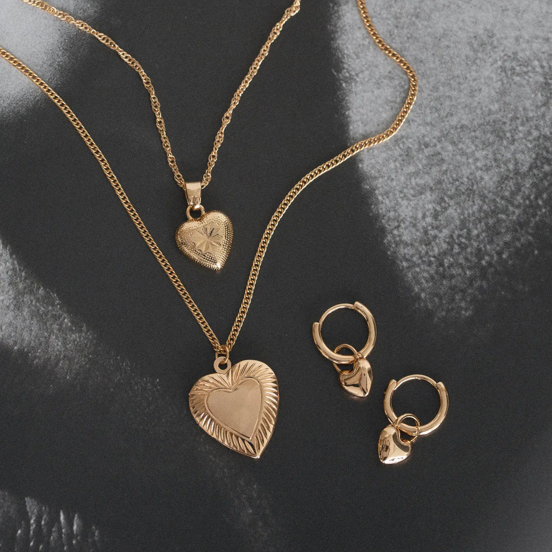 Heart Locket Gold Necklace | Stylish