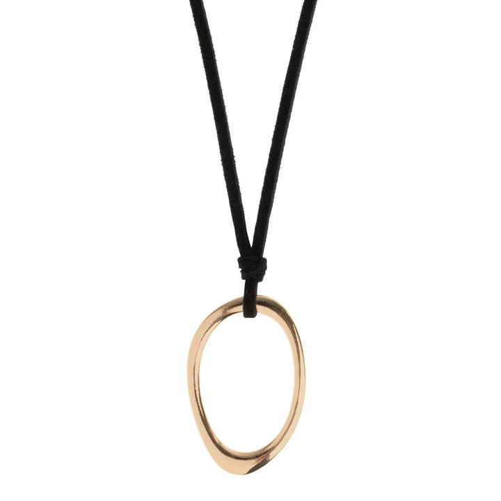 Molly - 90s Adjustable Irregular Circle Necklace