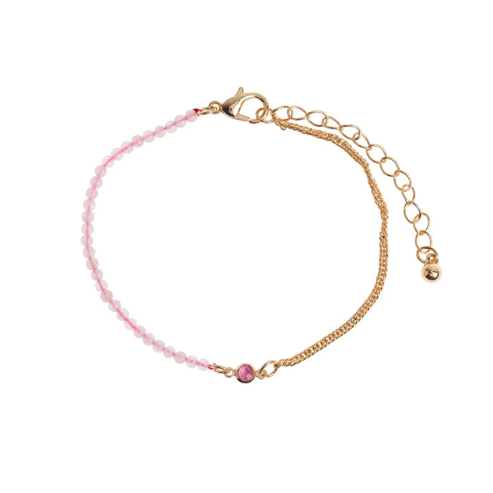 Isa - Bead and Crystal Chain Bracelet