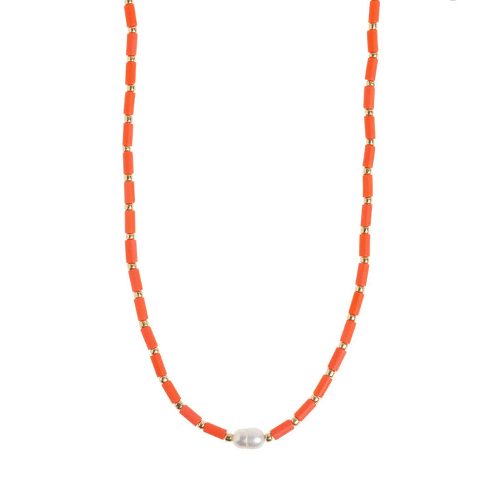 Adeline - Pearl & Bead Necklace